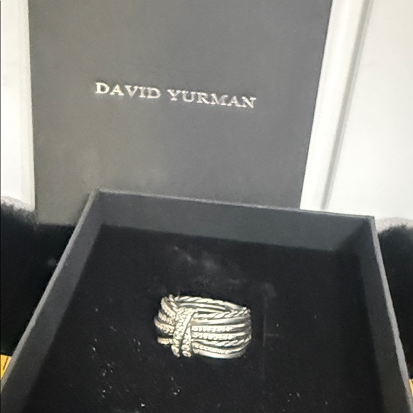 David Yurman Silver Multi-Band Ring Authentic - Picture 6 of 8